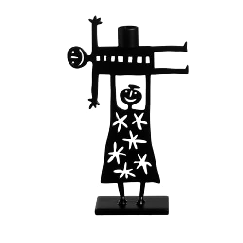 Bengt & Lotta The Lift schwarz Kerzenständer Höhe 8,5 cm Bengt & Lotta The Lift schwarz Kerzenständer Höhe 8,5 cm von Bengt & Lotta