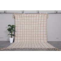Flach Gewebter Berber Teppich 200 X 300 cm Gitter - Handgewebter von Beniouraincarpets