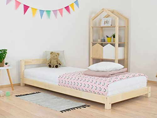 Benlemi Kinderbett Dreamy - Einzelbett mit Kopfteil 80x180 cm Ziegel Benlemi Kinderbett Dreamy - Einzelbett mit Kopfteil 80x180 cm Ziegel von Benlemi