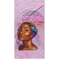 Ausgeklügelte Strandtuch-| Afro Mädchen Handtuch | Salt Life Strand-Geschenke Geschenke Für Ihre Reise von BennettBlingByTanya