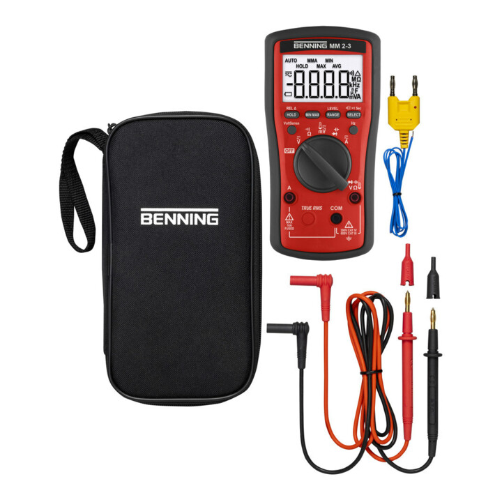 Benning Digital Multimeter Messgerät Strommessgerät True Rms Lc Display  B-Ware von Benning