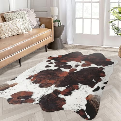 Teppich aus Rindsleder, Kuhfellmuster, 18 x 200 cm, Tierhaut, Western-Heimdekoration für Wohnzimmer, Schlafzimmer, Esszimmer Teppich aus Rindsleder, Kuhfellmuster, 18 x 200 cm, Tierhaut, Western-Heimdekoration für Wohnzimmer, Schlafzimmer, Esszimmer von BennyRug