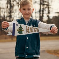 Maine Filz Wimpel | Altes Maine-Flaggenplakat, Dirigo-Sportbanner. Vintage Typographie Dekoration. Usa-Handgemacht Maine Filz Wimpel | Altes Maine-Flaggenplakat, Dirigo-Sportbanner. Vintage Typographie Dekoration. Usa-Handgemacht von BenoitsDesignCo