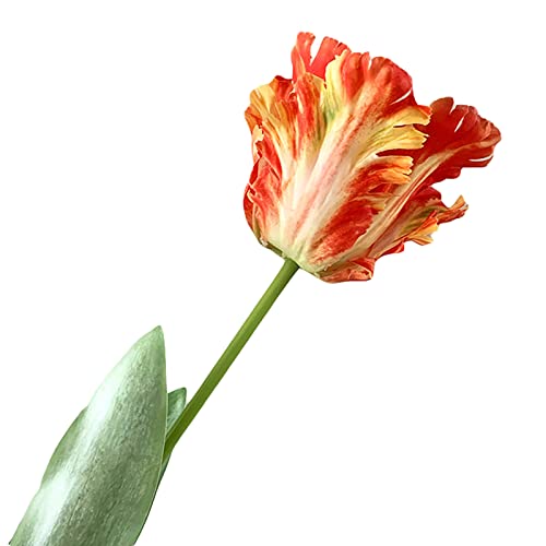 Benoon Künstliche Blume, 1 Stück, künstliche Blume, lebendig, dekorativ, 68 cm, 3D-Papageien-Tulpe, fühlt sich echt an, künstliche Blume für Zuhause, künstliche Blume für den Garten von Benoon