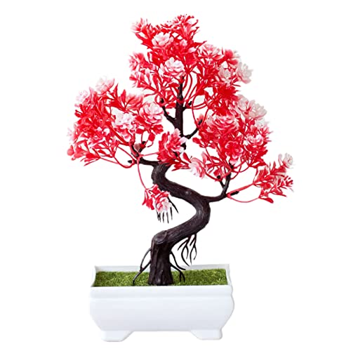 Benoon Kunstblume, künstliche Bonsai, realistisch, auffällig, helle Farben, schöne künstliche Blume, Haushaltszubehör, künstliche Bonsai für Balkon von Benoon