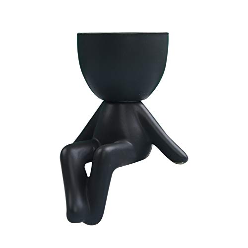 Benoon Pflanzgefäß, Blumenvase, Lustige Vase Statue Pflanzgefäß, Blumentopf Multifunktionale Cartoon-Form Keramik Kreativer Blumentopf Für Zuhause C. von Benoon