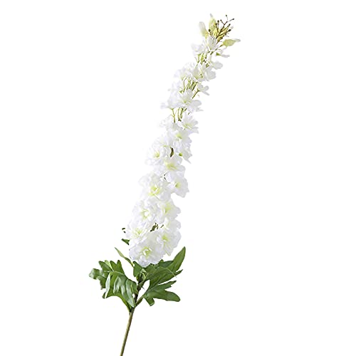 Künstliche Blume, für Zuhause, Garten, Dekoration, leicht, Rittersporn, für Hochzeit, Weiß von Benoon