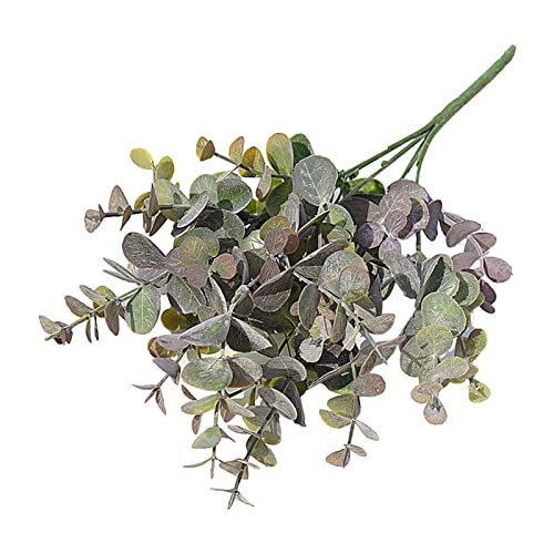 Künstliche Eukalyptuszweig Pflanzen Ornamente Faux Grün Pflanzen für Garten von Benoon