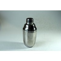 Cocktail Shaker Edelstahl, Vintage, Mid Century von BensGermanVintage
