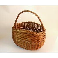 Einkaufskorb Großer Weidenkorb Picknickkorb Blumenkorb Vintage Mid Century Handarbeit Geflochten Braided Wicker Shopping Basketpicnic Basket Einkaufskorb Großer Weidenkorb Picknickkorb Blumenkorb Vintage Mid Century Handarbeit Geflochten Braided Wicker Shopping Basketpicnic Basket von BensGermanVintage