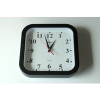 Küchenuhr Wanduhr Quarzuhr Praxisuhr Aus Kunststoff, Voll Funktionsfähig, Vintage, Kitchen Wall Clock Complete Usuable von BensGermanVintage