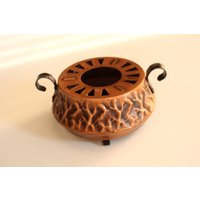 Schönes Stövchen Kupfer Metall , Teewärmer - Vintage, Mid Century, Tea Warmer Schönes Stövchen Kupfer Metall , Teewärmer - Vintage, Mid Century, Tea Warmer von BensGermanVintage