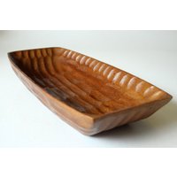 Vintage Teakschale Anbietschale Servierschale- Mid Century - Teak Serving Bowl Vintage Teakschale Anbietschale Servierschale- Mid Century - Teak Serving Bowl von BensGermanVintage
