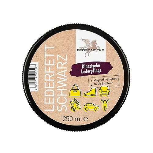 B & E Lederfett - 250 g - schwarz von Bense & Eicke