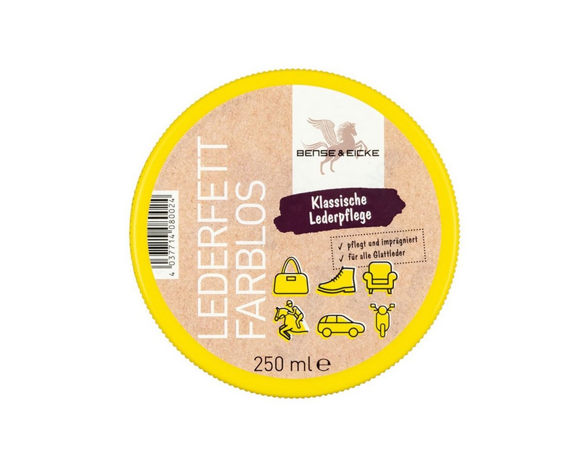 Bense & Eicke B & E Lederfett farblos - 250 ml Lederfett (Packung) von Bense & Eicke