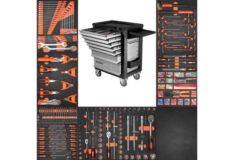 Benson Tools Werkzeugwagen Black Edition Premium Line, Stahl von Benson Tools