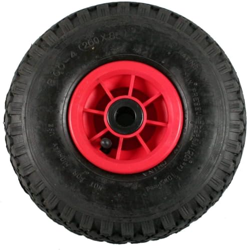 Sackkarrenrad 3.00-4 260x85 Bollerwagenrad Ersatzrad 1x, 2x oder 4x Luftreifen (1) von Benson Tools