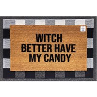 Hexe Better Have My Candy Fußmatte | Lustige Halloween Willkommen Matte Gruselige Veranda Dekor Süßes Oder Saures Teppich Herbst Türabtreter Hexe Better Have My Candy Fußmatte | Lustige Halloween Willkommen Matte Gruselige Veranda Dekor Süßes Oder Saures Teppich Herbst Türabtreter von BensonThreads