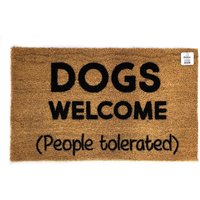 Hunde Welcome People Tolerierte Fußmatte | Lustige Hundeliebhaber Willkommen Matte Geschenk Für Hundebesitzer Lustiger Eingangsteppich Haustier Hunde Welcome People Tolerierte Fußmatte | Lustige Hundeliebhaber Willkommen Matte Geschenk Für Hundebesitzer Lustiger Eingangsteppich Haustier von BensonThreads