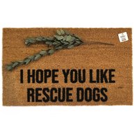 Ich Hoffe, Sie Mögen Rettungshunde Fußmatte | Lustige Hundeliebhaber Willkommen Matte Rettungshund Mama Geschenk Haustier-Besitzer-Veranda-Dekor von BensonThreads