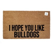 Ich Hoffe Du Magst Bulldoggen Fußmatte | Bulldogge Geschenk Für Hundeliebhaber Hundemama Lustiger Hund Willkommen Matte Liebhaber von BensonThreads