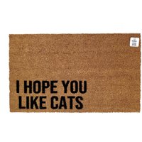 Ich Hoffe Du Magst Katzen Fußmatte | Lustige Katzenliebhaber Willkommen Matte Haustier Freundlicher Eingangsbereich Katzeneltern Geschenk Für von BensonThreads