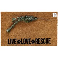 Live Love Rettung Fußmatte | Hunderettung Willkommen Matte Tierliebhaber Haustürteppich Tierheim Geschenk Katzenrettung Hunde Adoption Dekor Live Love Rettung Fußmatte | Hunderettung Willkommen Matte Tierliebhaber Haustürteppich Tierheim Geschenk Katzenrettung Hunde Adoption Dekor von BensonThreads