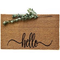 Willkommen Fußmatte | Lustige Willkommensmatte Türteppich Niedliche Eingangstürmatte Veranda Dekor Einweihungsparty Geschenk Hallo Willkommen Fußmatte | Lustige Willkommensmatte Türteppich Niedliche Eingangstürmatte Veranda Dekor Einweihungsparty Geschenk Hallo von BensonThreads
