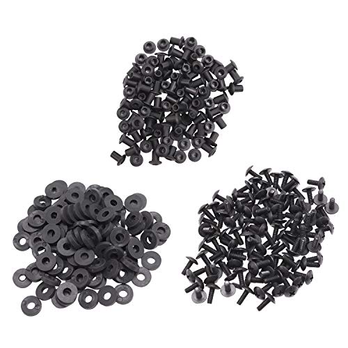 Benssey 100 StüCke Lok Schrauben Satz Chicago Schraube Kommt mit Unterlegscheibe für DIY Kydex Mantel Handwerkzeug Teile Benssey 100 StüCke Lok Schrauben Satz Chicago Schraube Kommt mit Unterlegscheibe für DIY Kydex Mantel Handwerkzeug Teile von Benssey