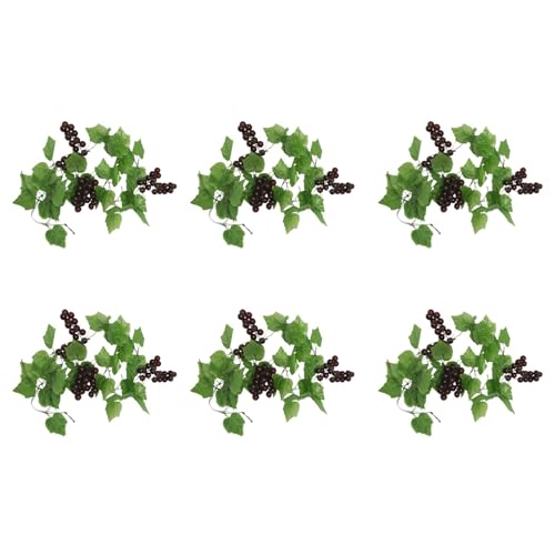 Benssey 12x Kuenstliche Weinrebe Kranz Obst Fuer Heim Garten Dekoration von Benssey