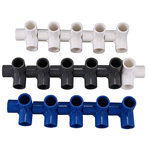 Benssey 16 Stücke Kunststoff Pvc 20Mm Drei Wege Anschluss Drei Wege Anschluss Gemeinsame Garten Bewässerung Bewässerung Adapter Rohr Teile Werkzeug von Benssey