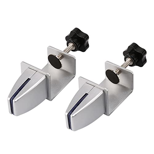 Benssey 2-Teilige Nieschutz-Klemmhalterung Schreibtisch-Trennwandklemme für 1/8- Bis 1-Dicke Acrylplatten Einstellbare C-Form-Klemme von Benssey