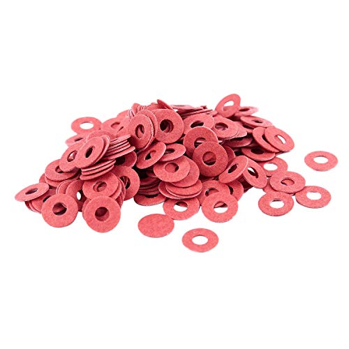 Benssey 200 StüCk 3X8X0,7Mm Isolierfaser Isolierscheiben Spacer Rot von Benssey