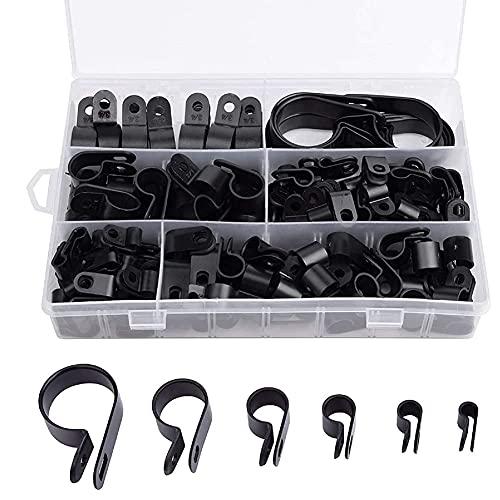 Benssey 200 StüCk R-Typ P-Typ Kabel Klemmen Kunststoff Nylon Draht Clip Sortiment Kit Hardware Werkzeuge Kabel Clip Schnalle Clips Krawatten Benssey 200 StüCk R-Typ P-Typ Kabel Klemmen Kunststoff Nylon Draht Clip Sortiment Kit Hardware Werkzeuge Kabel Clip Schnalle Clips Krawatten von Benssey