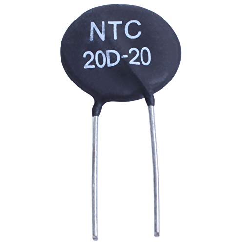 Benssey 20D-20 Thermistor Zur Begrenzung Des Einschaltstroms Des VorschaltgeräTs CFL, Schwarz von Benssey
