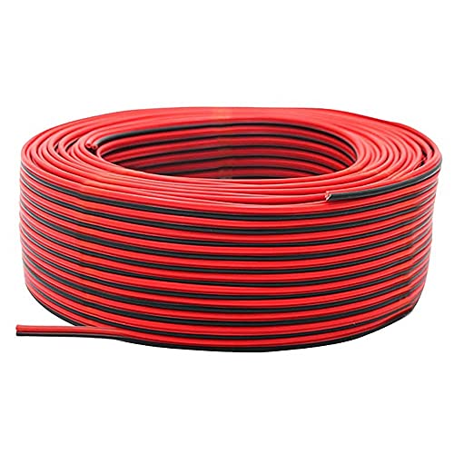 Benssey 2Pin Draht 100M 22AWG 12V/24V VerläNgerung Kabel Rot und Schwarz 2-Adriges Verzinntes Kupfer LED Licht Leiste Power Netzkabel Benssey 2Pin Draht 100M 22AWG 12V/24V VerläNgerung Kabel Rot und Schwarz 2-Adriges Verzinntes Kupfer LED Licht Leiste Power Netzkabel von Benssey