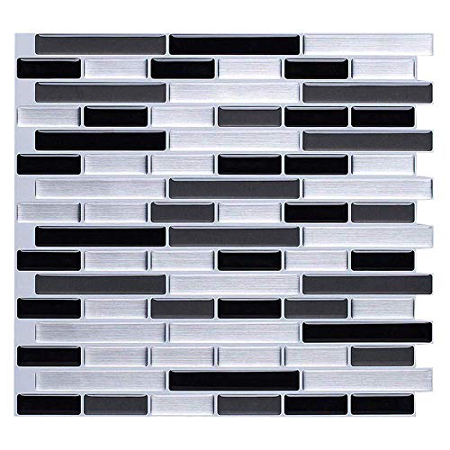 Benssey 3D Wand Aufkleber Ziegel Tapete Fliesen für KüChe Bad Backsplash Anti-Tile Haus 28X23.5Cm von Benssey