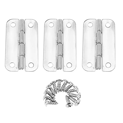 Benssey 3Pack Cooler Edelstahl Scharniere für Eis SchräNke, Cooler Edelstahl Scharniere Set mit Schrauben von Benssey