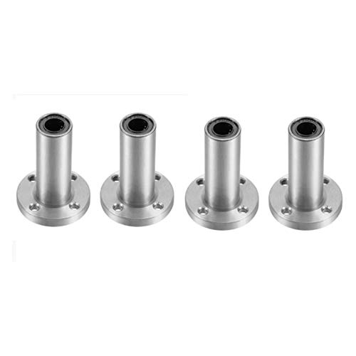 Benssey 4 STÜCKE 8 Mm LMF8LUU Langes Rundflanschkupplungs-Linearlager, CNC-Teileschieber von Benssey