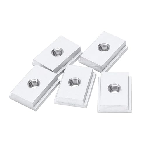 Benssey 5 Stücke M8 T-Track Slider Gleit Mutter Aluminium Legierung T Nuten für Bearbeitungs Werkzeug Jigs Schrauben Schlitz Fastener von Benssey