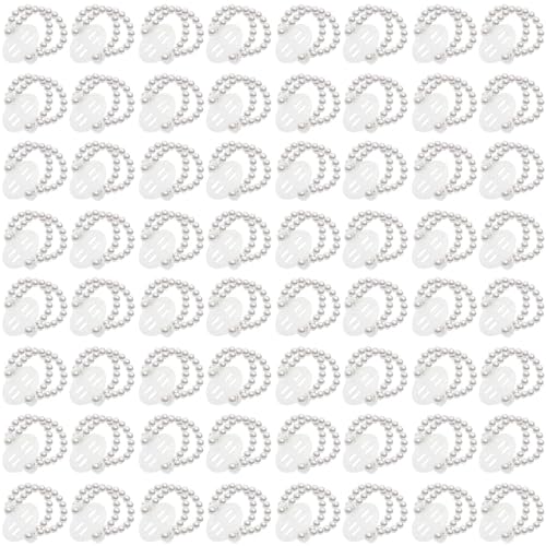 Benssey 64Stck Elastische Perle HandgelenkbäNder Corsage ZubehöR Hochzeit Handgelenk DIY für Hochzeit Strandparty von Benssey
