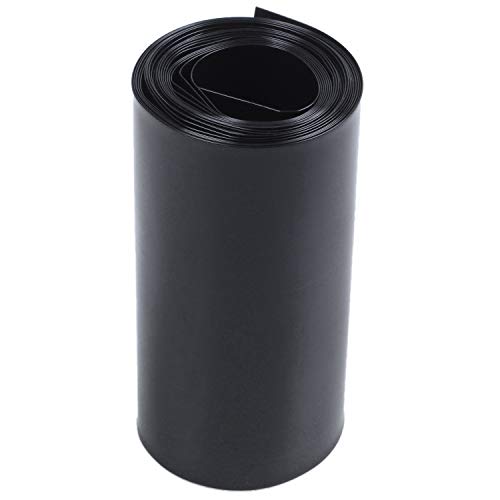 Benssey 70Mm/44Mm Pvc Wärmeschrumpfschlauch Wrap Schwarz 2M 6.5Ft Für 18650 Batterie von Benssey