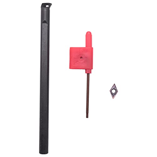 Benssey Drehwerkzeug Halter S08K-SDUCR07 Innen Bohrstange + 95 Grad DCMT0702 Schneidplatten Rechts CNC Drehwerkzeug von Benssey