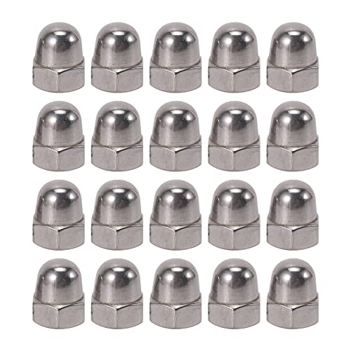 Benssey M6 Gewinde-Durchmesser Kuppel Kopf 304 Edelstahl Kappe Eichel Sechskantmuttern 20 Stueck Benssey M6 Gewinde-Durchmesser Kuppel Kopf 304 Edelstahl Kappe Eichel Sechskantmuttern 20 Stueck von Benssey