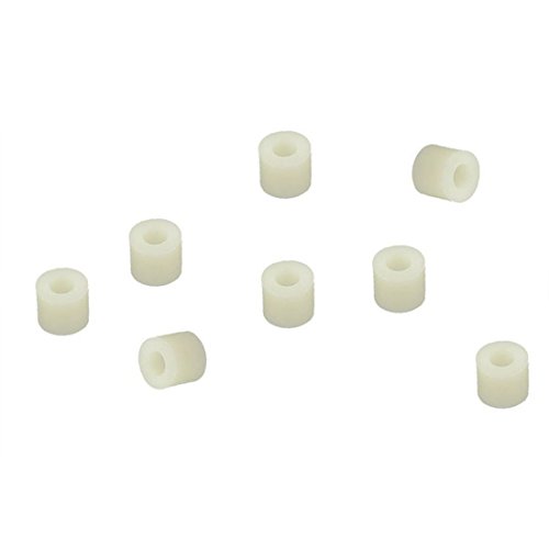 Benssey Plastik Zylinder Abstandshalter Unterlegscheibe 7mm x 3.2mm x 6mm 100 Stk Elfenbein von Benssey