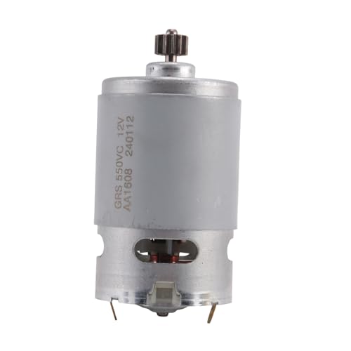 Benssey RS550 12V Gleichstrommotor DIY Werkzeug Kit mit 12 Zahn -Gang Getriebe und Getriebe mit Drehmoment für Elektrobohr Schraubenzieher von Benssey
