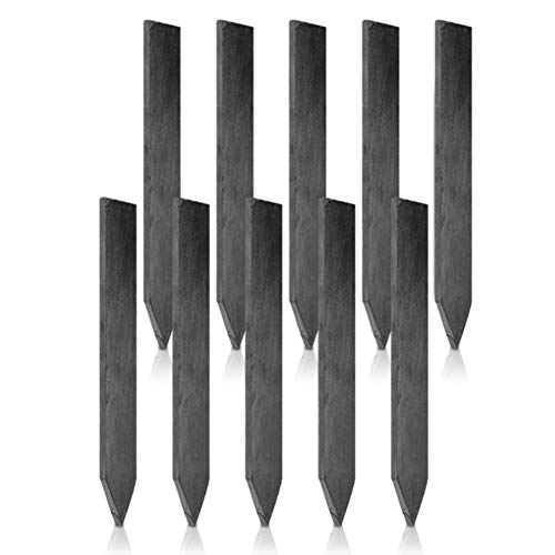 Benssey Schiefer Pflanzen Etikett Marker Garten Etiketten Tags für GemüSe oder 15X 2Cm, 10 StüCke von Benssey