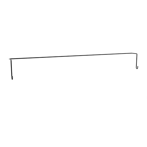 Boxenschild-Halterung für Pferdeboxen – aus 5 mm Stahldraht – matt schwarz pulverbeschichtet – 2 Größen (M 28,5x10 cm | L 79,5x10 cm) (L) von Bentatec