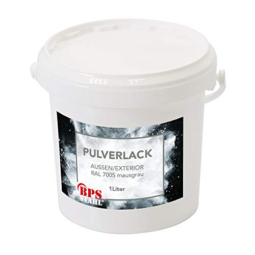 Pulverlack Mausgrau RAL 7005, 1 Liter von Bentatec