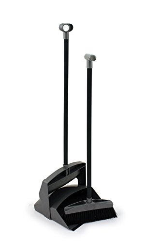 Bentley Industrial P8009/S Kehrschaufel mit langem Griff, Kunststoff, silberfarben von Bentley Industrial